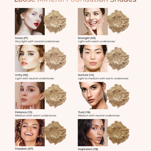 Inika Nou-rish - Organic Loose Mineral Foundation SPF 25: Patience - Picture 2 of 10